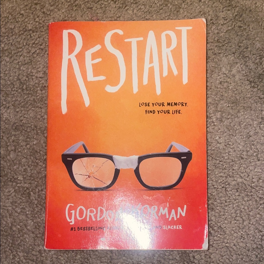 Scholastic Orange 'Restart' Book Cover